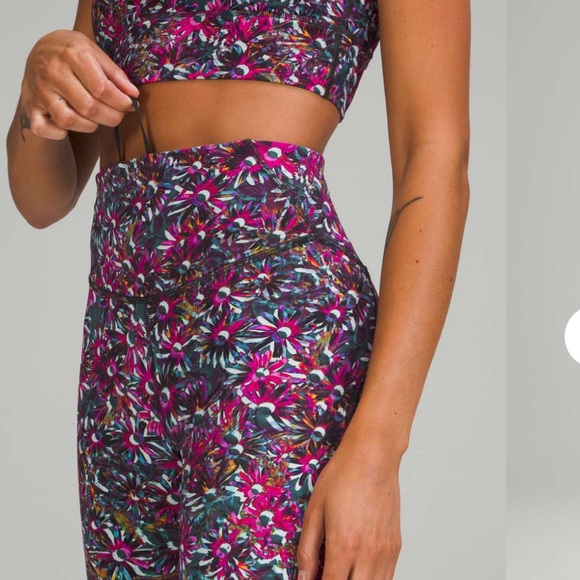 lululemon athletica Floral Leggings Size 4 - Picture 4 of 13